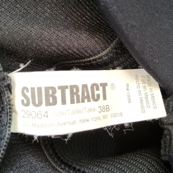 Subtract Black Bodysuit Size Tall 36 - Picture 2 of 12